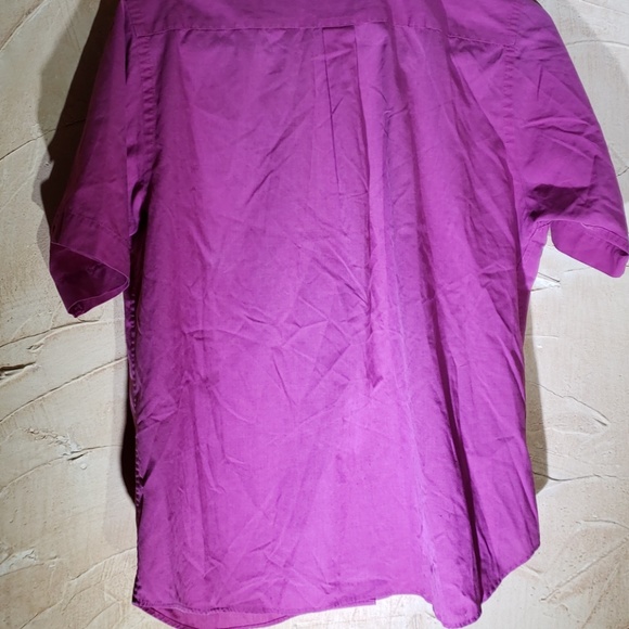 Picket and Post Purple Button Down Shirt Top 16 - Picture 7 of 8